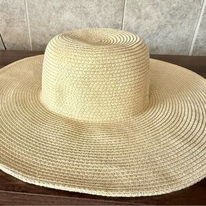 J. Crew Classic Cream Straw Hat